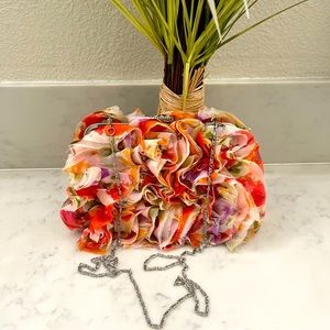 Multi-color flower purse